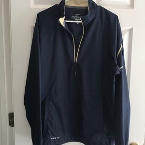 Nike blue pull over storm fit